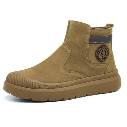 Image of Nutropa Welding Work Boots for Men Composite Toe Safety Boots Non Slip Steel Toe Work Shoes Lightweight Construction Welder Boots