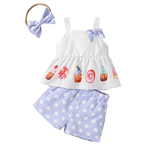 Uwdiohq Damen Billige Kleinkind Baby Mädchen Mädchen Outfits & Set Ärmel Sling Süße Rohr Muster Set Sommer Outdoor Casual Modische Anzug T 5 Taufkleid Baby Mädchen Langarm Babybekl Meine Bestellung