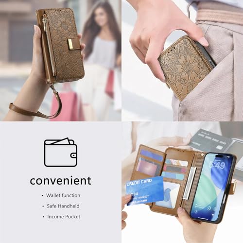 Housse iPhone 17 Pro Max fleur beige pour sorties et quotidien - 6