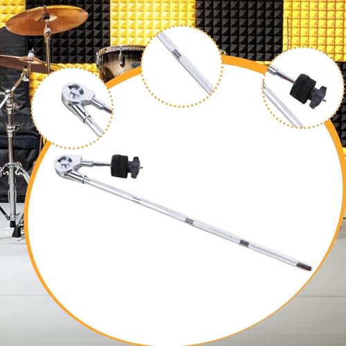 Abrazadera extensible para platillo, brazo para cymbal de metal resistente a la oxidación, montaje y ajuste para platillos crash y efectos, 6,30 x 18,11 pulgadas miniatura 5