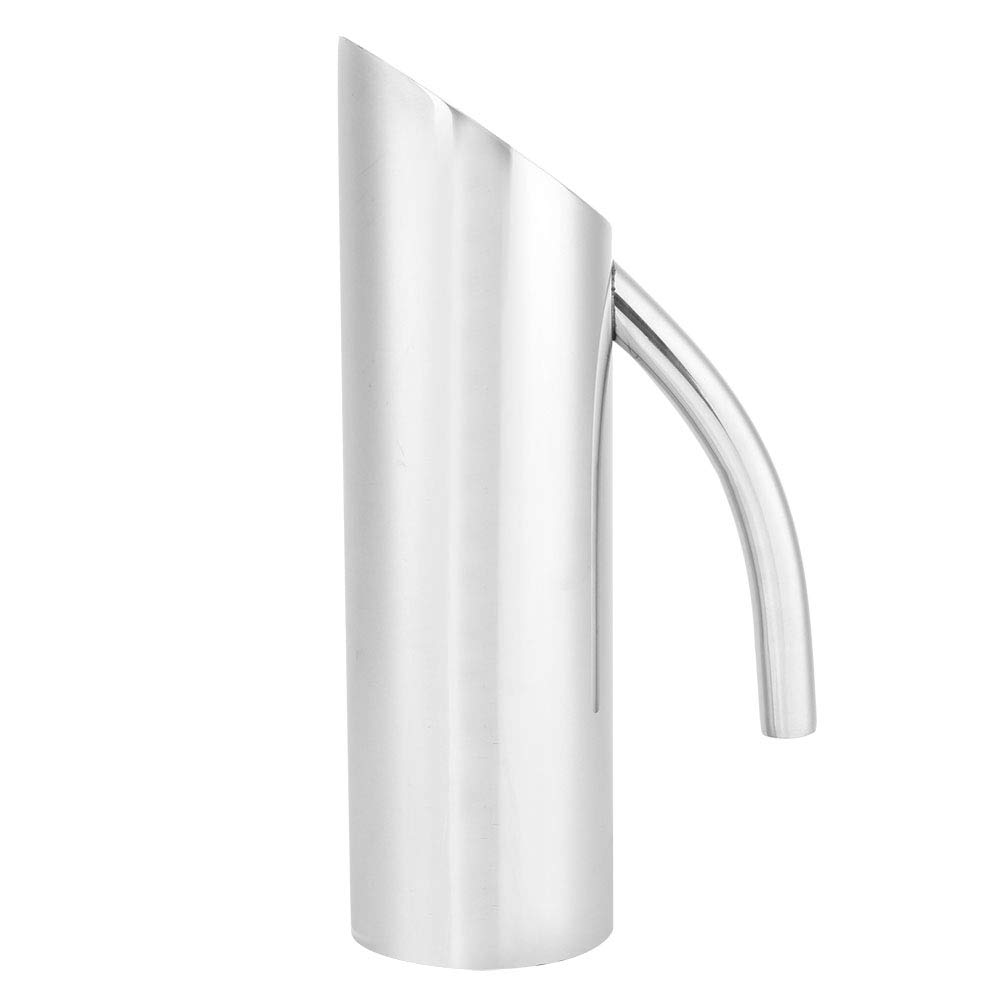 HAOHIZE Water Pitcher with Ice Guard, Iced Tea Carafe 1.6L Large Stainless Steel Water Pitcher Cold Drinks Jar Juice Container for Bar KTV Restaurant