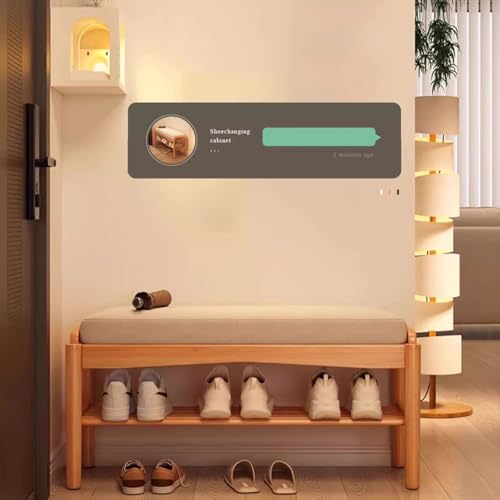Banc d'entrée avec rangement pour chaussures compact pour optimiser les couloirs
