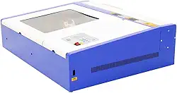 Máquina Cnc Router Laser Corte e Gravação 30x20cm 40w Sensor Fluxo de Água 220v