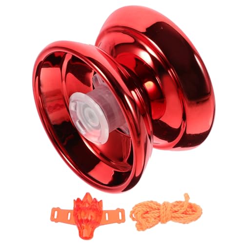 FIXOSHEE Yo-yo Metálico para Principiantes Bola Unresponsive Resistente y Portátil Juguete para Manos Hábiles y Sociales FIXOSHEE Yo-yo Metálico para Principiantes Bola Unresponsive Resistente y Portátil Juguete para Manos Hábiles y Sociales