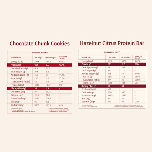Image of The Good Kind Chocolate Chunk Cookies (1 Pack) & Hazelnut Citrus Protein Bar (2 Pack), Plant Based Protein Cookies with Bar, Perfect for Snacking, Gluten Free, Palm Oil free & Vegan (Combo Pack of 3)