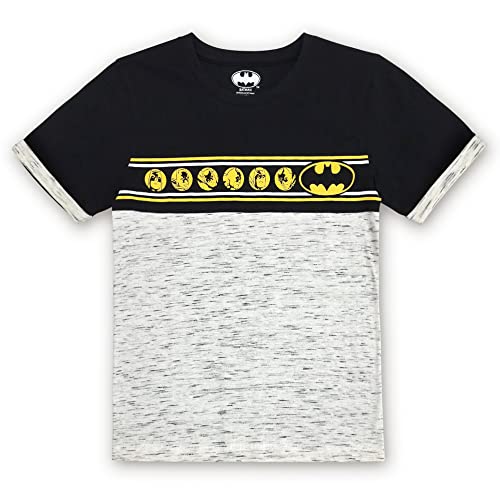 Image of Kidsville Batman Printed Regular Fit Black Cotton Blend Boy's Pajama