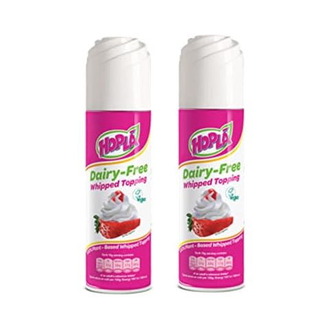 Dairy Free Whipped Cream Topping x2 Suitable for Vegetarian , Vegan , Lactose Intolerance Cover