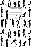  Composition Notebook: Composition Book/6x9/100 pages: Golf Notebook