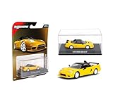 Diecast Model Car Compatible with Majorette 1:64 Collector Series Wave 2-1995 Honda NSX-R GT Yellow Diecast Model 8505001011