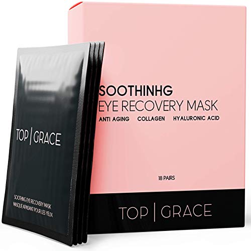 Under Eye Patches For Puffy Eyes - Collagen Eye Pads With Hyaluronic Acid Gel, Dark Circles Under Eye Bags Treatment Masks- Anti Aging 24K Gold Under Eye Mask For Reducing Wrinkles