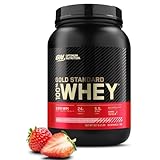 【国内正規品】ON Gold Standard 100% ホエイプロテイン 美味しいイチゴ 主原料WPI 907g(2lb) 「ボトルタイプ」 オプティマムニュートリション(Optimum Nutrition)