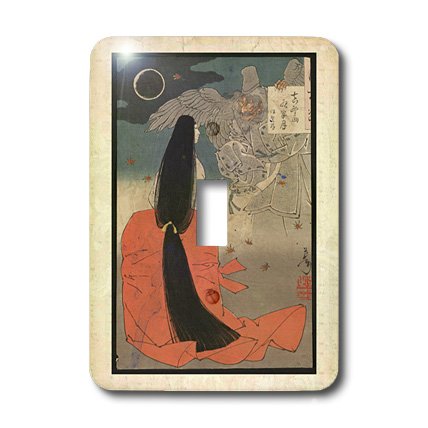 Interrupteur vintage Night Moon Over Manno 3dRose lsp_119398_1 plaque de décoration