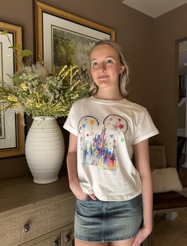 Image of Magical Shirt for Women Magic Kingdom Castle Tshirt Princess Shirts | Women Magical Shirts Castle Princess Graphic Tshirt Magic Kingdom Shirt Family Vacation Tee Casual Holiday Top
