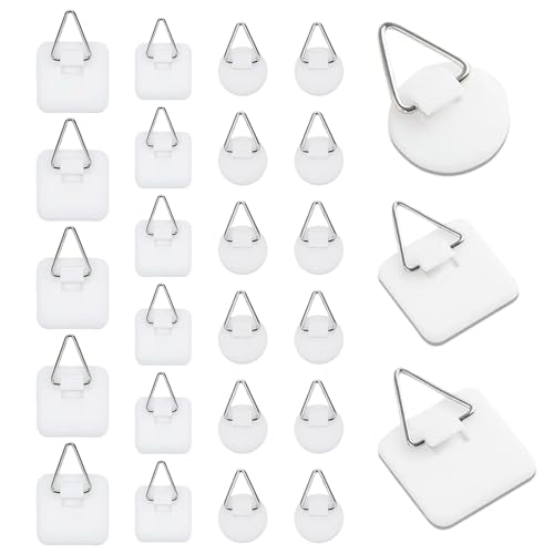 CHENYU 42 Piezas Cuelga Cuadros Múltiples Usos Blanco Ganchos Adhesivos sin Rastro Perfecto Para Marcos de Fotos Decoraciones Cuadros Platos Ganchos Adhesivos Para Cuadros de Pared CHENYU 42 Piezas Cuelga Cuadros Múltiples Usos Blanco Ganchos Adhesivos sin Rastro Perfecto Para Marcos de Fotos Decoraciones Cuadros Platos Ganchos Adhesivos Para Cuadros de Pared