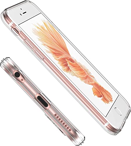 Image of WOW IMAGINE Crystal Clear Transparent Back Case Cover for Apple iPhone 6 / 6s | Full Device & Camera Protection Shockproof TPU | Flexible Silicone Back Cover Case - Transparent