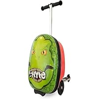 Flyte Scooter Suitcase 2-in-1, 18 Inch Ride on Children's Luggage, 25 Litre Capacity Kids Suitcases on Wheels for Boys and Girls Aged 4+, Foldable Waterproof Kids Suitcase