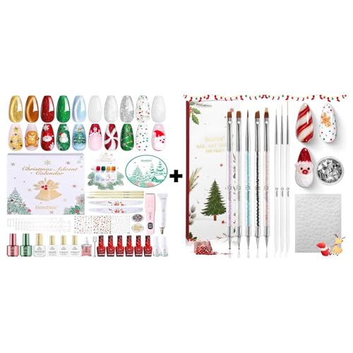 beetles Gel Polish Merry Glitzmas 2025 Christmas Advent Calendar 24