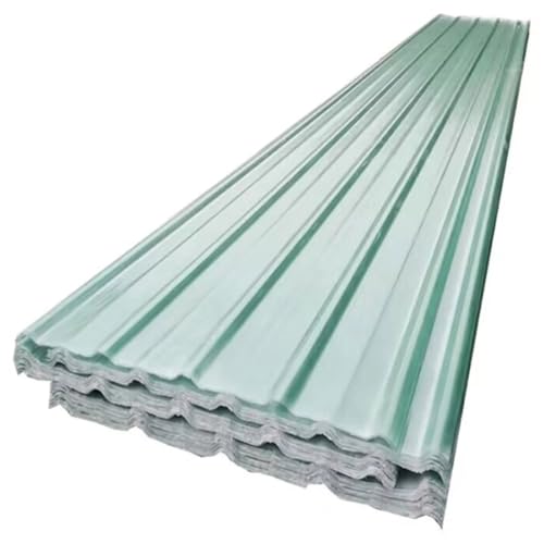 2.0 mm Placa Ondulada, Planchas Transparentes Tejados, Hojas de Techo, Placa de Iluminación Natural, Chapa Ondulada, Alta Resistencia, para Invernaderos(35x24in/90x60cm-2.0mm)