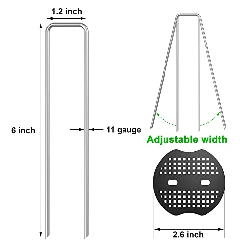 landscape staples for volvex weed barrier fabric, (60 staples + 60 gaskets) landscape staples for volvex weed barrier fabric, (60 staples + 60 gaskets)