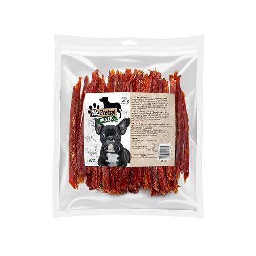 Mr. Pretzel getrocknete Entenstreifen 500g Hundesnack
