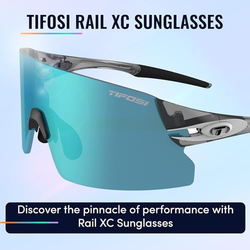 Tifosi Optics Rail XC Sunglasses (Blackout w/Smoke/AC Red