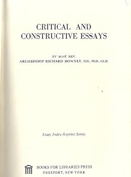 Hardcover Critical and Constructive Essays Book