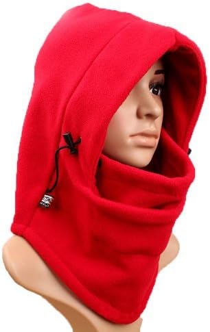 Wowlife Winter Balaclava Caps Windproof Fleece Ski Mask Full Face Masks Caps Riding Hat Neck Warmer 6 in 1 Function Outdoor Cs Hat