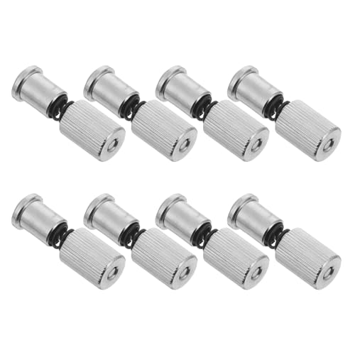 FIXOSHEE 8pezzi Viti di Fissaggio del Morsetto del Piedino Premistoffa per Macchine da Cucire Vite Testa Zigrinata del Piedino Accessorio per Cucito Ferramenta Premistoffa
