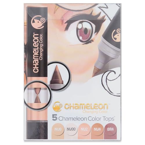 Chameleon Skin Tones Color Tops - Pack of 5
