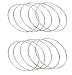 Produktbild BOBOZHONG Traumfänger Runde Ringe,10 PCS Dekoringe Blumenkranz Handwerk Ringe Praktische Durable Dreamcatcher Hoop Metallring für Traumfänger Festival Kränze DIY Kunst und Handwerk Projekte (10cm)
