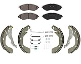 Front Brake Pads Rear Brake Shoes Spring Kit Replacement Part for Chevrolet Aveo & Aveo 5 05-11