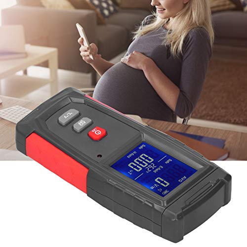 Detector de radiação eletromagnética, com alarme de som e luz Testador de radiação eletromagnética,