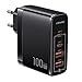 Produktbild Pluggify 100W GaN III USB C Ladegerät 4 Ports Schnellladegerät PPS Netzteil QC4.0 Kompatibel mit MacBook Pro, Surface, iPhone 14 Pro, Samsung S22 Ultra