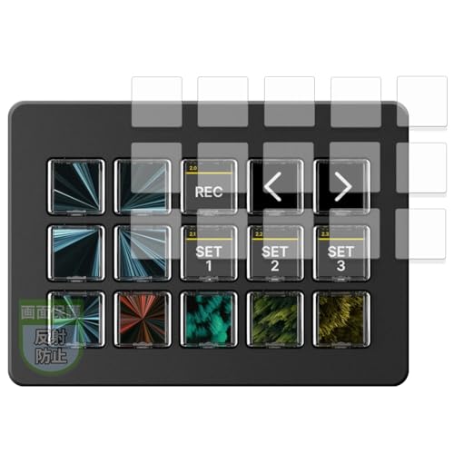 MotoMoto �t�B���� Elgato STREAM DECK SCISSOR KEYS (LCD�L�[�p) �p �ی�t�B���� ���˒ጸ �w��h�~ ���{��