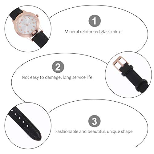 ULTECHNOVO Couro Moda Relógio de Pulso Das Mulheres Assistir À Prova D' Água de Metal Aniversário P