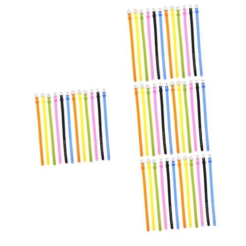 Hemoton 4sets Skin Friendly Silicone Wristwatch Bands Decorative Elastic Straps for DIY Watch Replacement Comfortable and Smooth Surface for All Occasions 12pcs*4