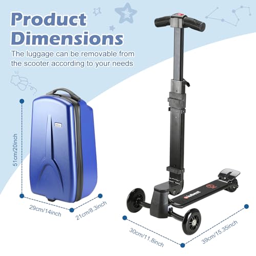 StuffServ 4-in-1 Detachable Scooter Luggage