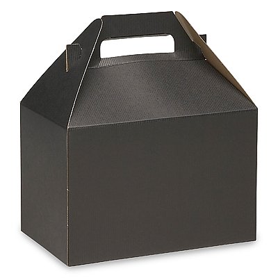 Bee Line Industries Gable Box Black Size 8 x 4 7⁄8 x 5 1⁄4" Pack of 10