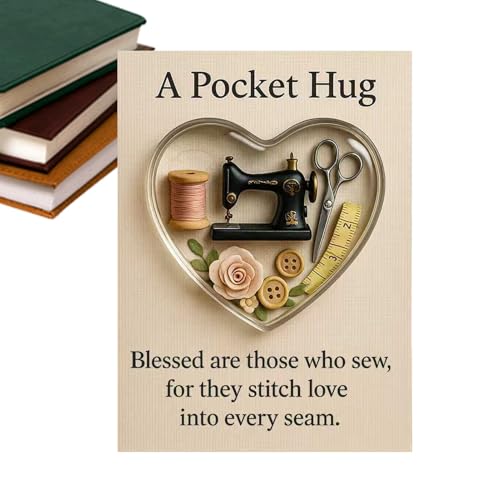 Emotional Hug Card | Calming Heartwarming Companion | Pocket 3D Heart Hug with Card | for Teens Boys Girls Students Adults Frien