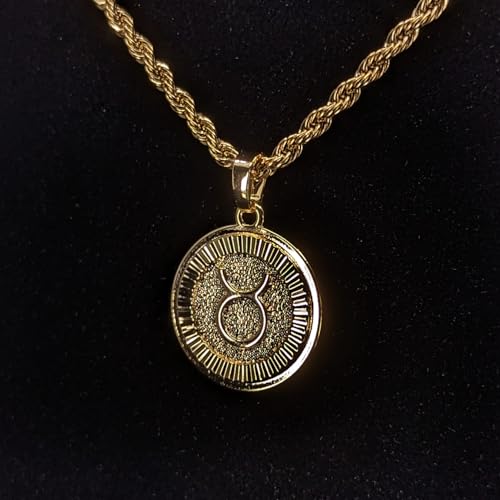 18k Gold Plated Zodiac Necklace & Pendant - Gold Necklace for Women & Men, Tarnish & Water Resistant, Birthday Gifts for Women & Men4