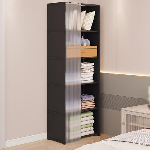Estante para guardarropa modular con almacenamiento para zapatos y ropa 4