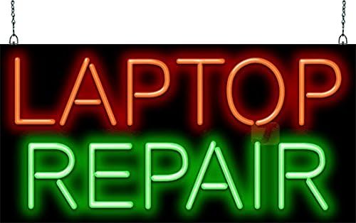 Laptop Repair Neon Sign - Picture Lights - Amazoncom Laptop Repair Neon Sign - Picture Lights - Amazoncom