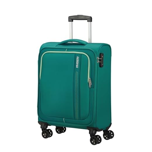 American Tourister Sea Seaker - Spinner S, bagagli a mano, 55 cm, 36 L, Green (Bayou Green)