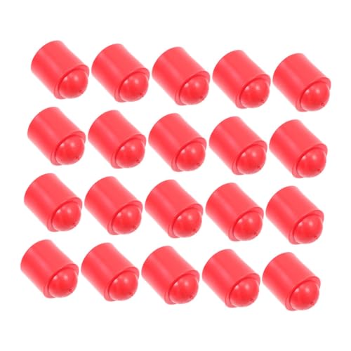 BESTonZON 25Pcs Pool End Protectors Durable Billiard Rod Caps for Snooker Cues Essential Billiard Accessories for Enhanced Gameplay and Maintenance