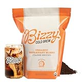Bizzy Organic Cold Brew Coffee | Breakfast Blend | Coarse Ground Coffee | Medium-Light Roast | Micro Sifted | Specialty Grade | 100% Arabica | 2 LB