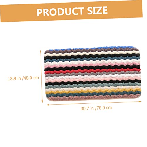 Tapis entrée intérieur absorbant et antidérapant en coton - 5