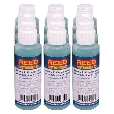 Reed Instruments R795012couplant Gel, 4oz ultrasónico (118ml), 12-pack