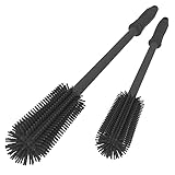 Silicone Bottle Cleaning Brush | 2 Pack| 15.7”+12.6” Water Bottle Brush Cleaner Brush for Hydro Flas