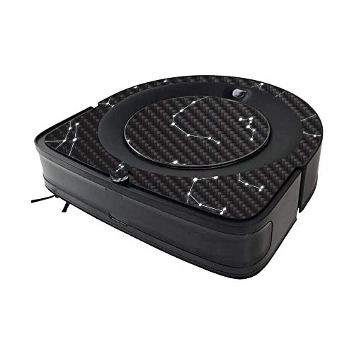 Image of MightySkins Carbon Fiber Skin Compatible with iRobot Roomba s9 Vacuum Minimal Coverage - Constellations | Protective, Durable Textured Carbon Fiber Finish | Easy to Apply | Made in The USA