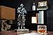 Amoysanli Medieval Knight Statue King's Guard Medieval Decor Polyresin Knight Swordsman Armor Statue Top Collection as Gift 15.12 Inch (Blue)